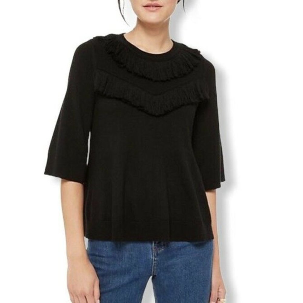 Kate Spade New York Broome Street Fringe Pullover